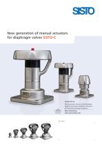 New generation of manual actuators for diaphragm valves SISTO-C