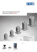 Produkt-2-Seiter SISTO-C Antriebe membranventile