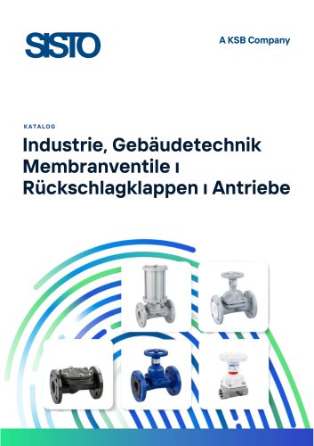 SISTO_Katalog f&uuml;r Industrie- und Geb&auml;udetechnik_DE