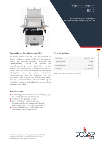 Rüttelautomat RA-2