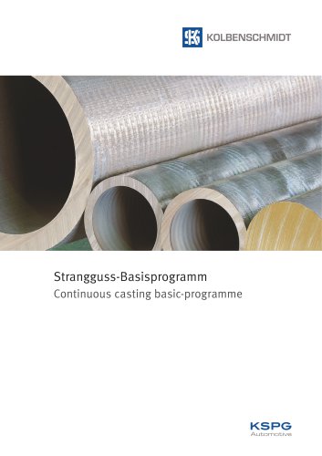 Continuous casting basic-programme