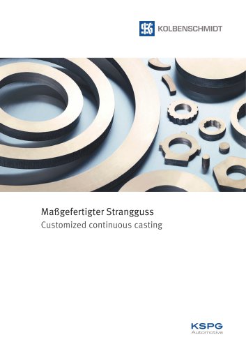 Customized continuous castings