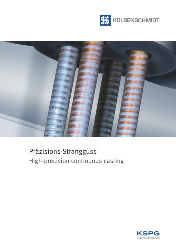 High-precision continuous casting