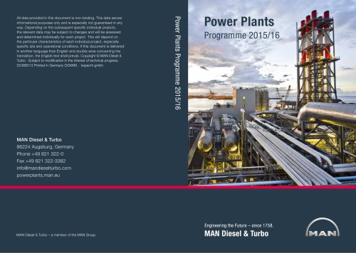 Power Plants Programme 2015