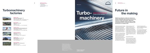 Turbomachinery factories