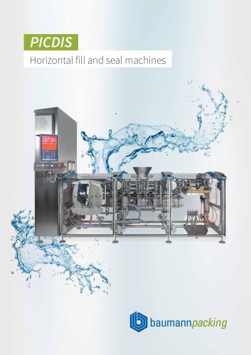 Horizontal fill and seal machines