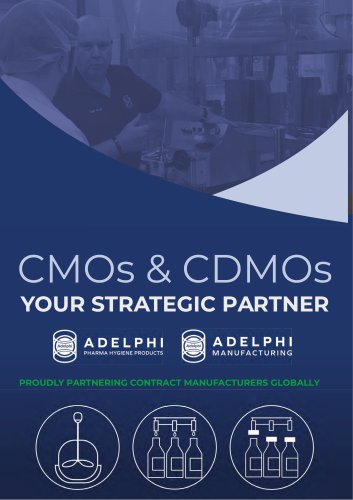 CMOs & CDMOs YOUR STRATECIC PARTNER