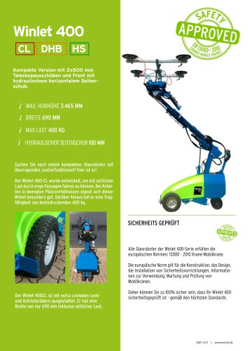 Winlet 400-CL-DHB-HS (DE)