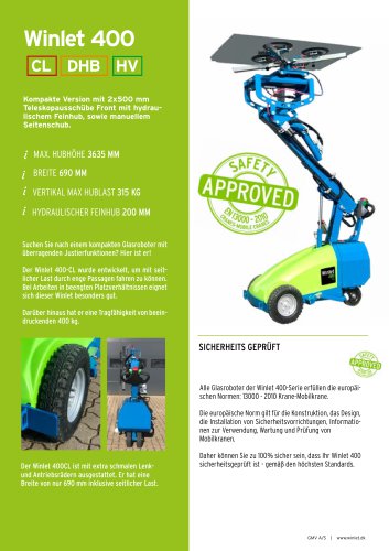 Winlet 400-CL-DHB-HV (DE)