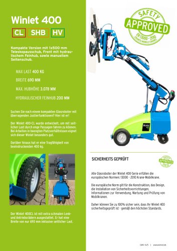 Winlet 400-SHB-HV (v3) DE