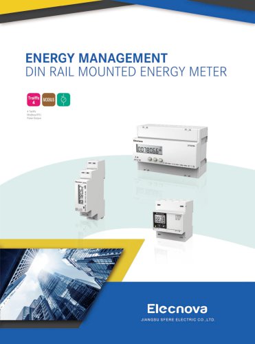 Elecnova din-rail mounted meter