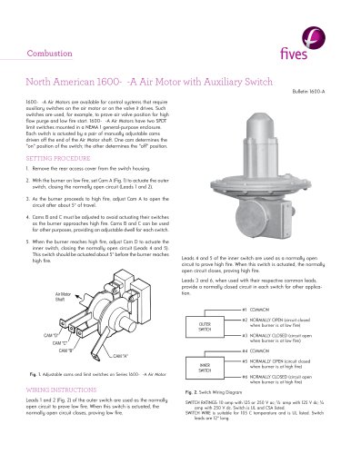 A Air Motor with Auxiliary Switch