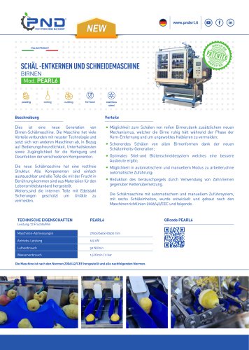 PEARL6 - Technisches Datenblatt