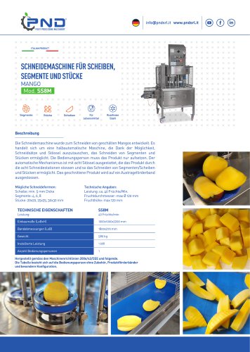 SS8M - Technisches Datenblatt