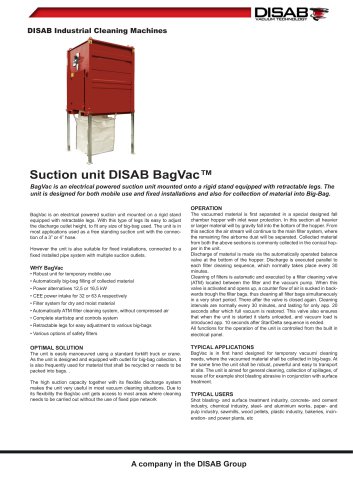 BAGVAC PRODUCT SHEET