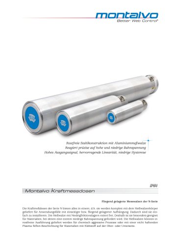 Verstärkter digitaler Kraftsensor für Bahnzugregelung