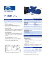P1500E1 60 Hz Open Generator Set - 1