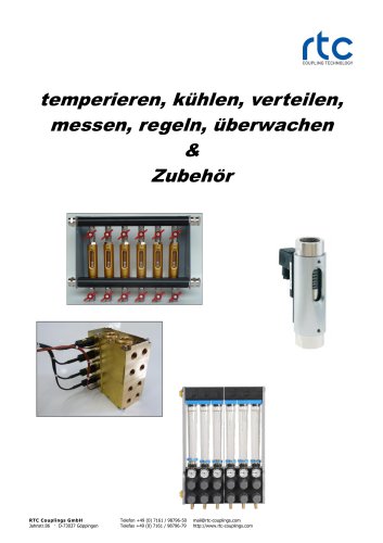 Temperieren, kühlen, verteilen, messen, regeln, überwachen & Zubehör