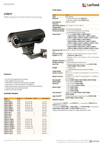 LTEX17 - CNEX camera housing