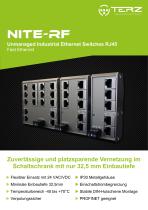 NITE-RF Unmanaged Industrial Ethernet Switch flach