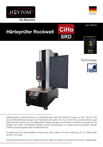 MODELL Rockwell CiHo SRD LAB Series von HOYTOM®