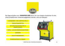 PRODUKTPRAESENTATION OMNIPRESS 800 - 23