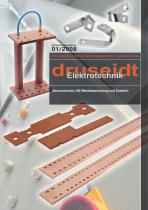 Stromschienen, NE-Metallbearbeitung und ZubehörStromschienen, NE-Metallbearbeitung und Zubehör (4,8 MB) (Produktinfo 01/2008) - 1