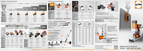 ALFRA Flyer Stahl- und Metallbau
