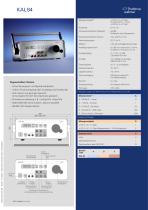 Datenblatt mobiles Kalibriergerät KAL 84