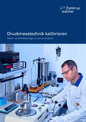 Druckmesstechnik kalibrieren