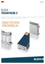 Der aktuelle Teilkatalog 3 EMV-Filter/Drosseln