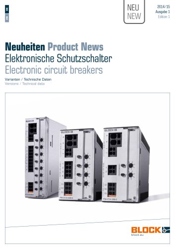 Product News Electronic circuit breakers