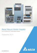 Delta Panel Mount Power Supplies Rev.Aug.2013