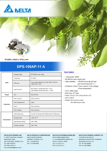 DPS - 100AP - 11 A