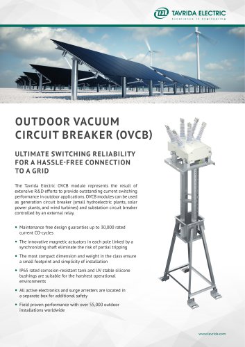 OUTDOOR VACUUM CIRCUIT BREAKER (OVCB)