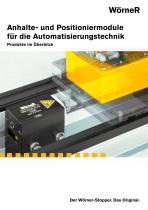 Anhalte- und Positioniermodule für die Automatisierungstechnik Produkte im Überblick - 1