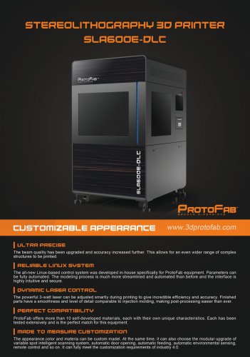 ProtoFab SLA600E