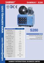 SAMWAY S280  Hydraulic Hose Crimping Machine