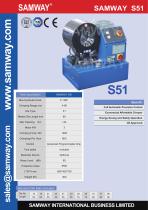 SAMWAY S51  Hydraulic Hose Crimping Machine