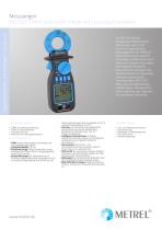 MD 9272 Leakage Clamp TRMS Meter with Power Functions DE