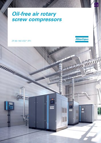 Oil-free air rotary screw compressors