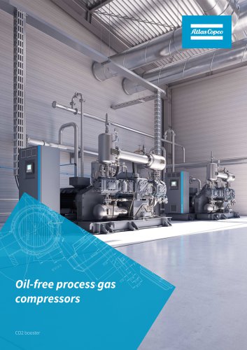 Oil-free process gas compressors