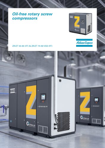 Oil-free rotary screw compressors