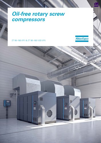 Oil-free rotary screw compressors ZT 90–160 (FF) & ZT 90–160 VSD (FF)