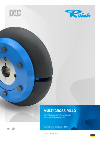 Hochelastische Reifenkupplungen MULTI CROSS RILLO MCR