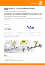 Technisches Datenblatt M-Bus Zähler