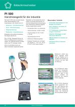 Technisches Datenblatt - PI 500 - 1