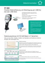 Technisches Datenblatt - PI 500 - 2