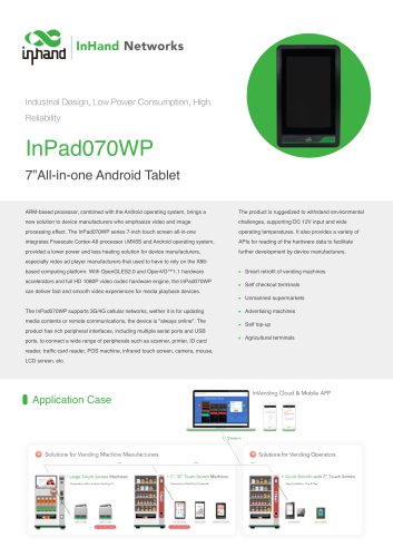 InHandNetworks InPad070WP Tablet