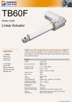 HTB60F linear actuator catalog